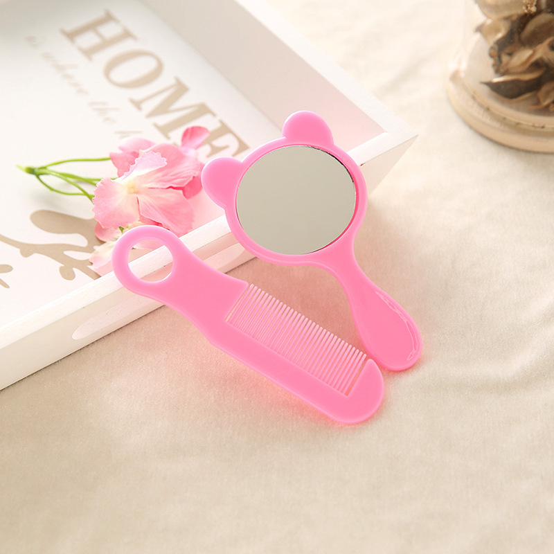 Factory Direct sales 2022 New Multi-Color Magic Mirror comb suit sweet cute round mirror small exquisite comb