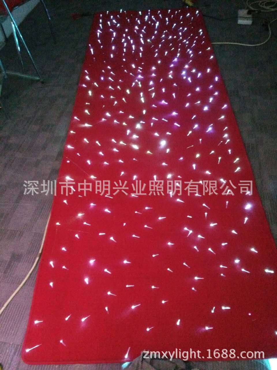 展厅酒店大堂地毯光纤灯电梯楼梯走道客厅发光地毯KTV包间 星星灯-阿里巴巴