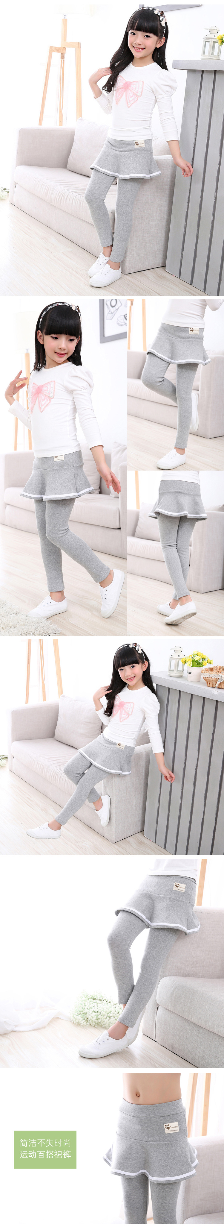 Pantalon fille en coton - Ref 2062207 Image 13