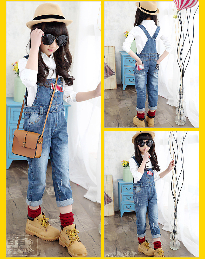 Pantalon fille en toile - Ref 2061761 Image 17