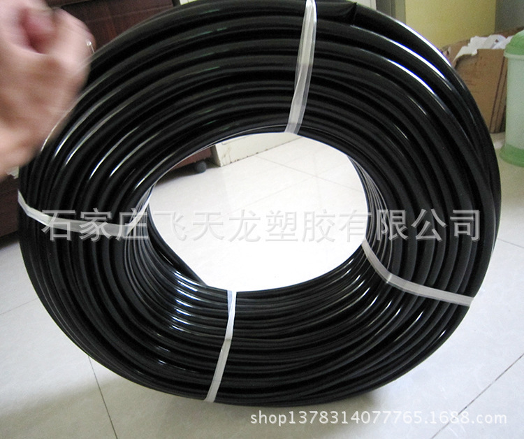 专业定做各类黑色软胶管 PVC黑色塑料管四季通用材质塑料胶管批发