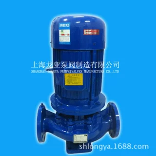 ISG50-160A小区水泵-上海龙亚泵厂生产-VAREM立式管道离心泵