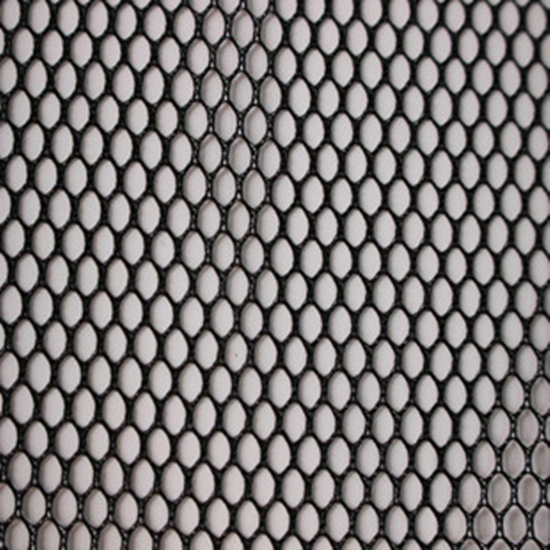 厂家批发 全涤六角网眼布 定型硬网纱 网格布料箱包鞋材网布