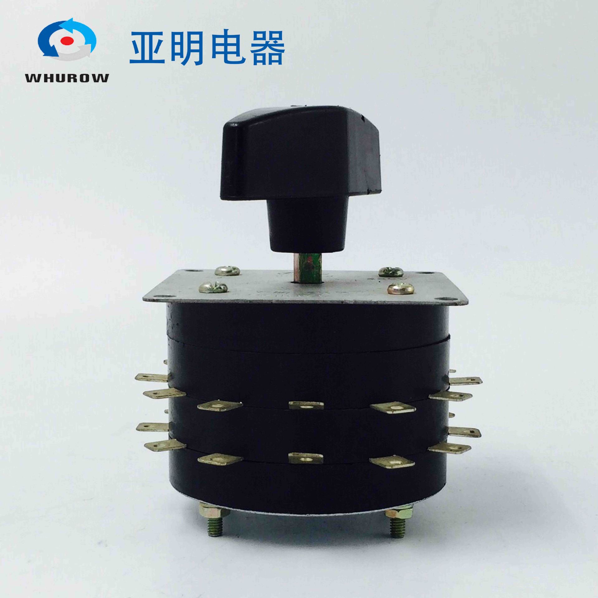 亚明电器KHS-11W2D电焊机分头开关2层11脚11档旋转万能转换开关