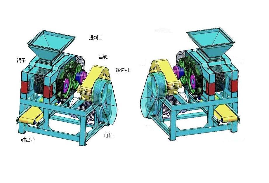 压球机结构示意立体图22