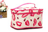 Cosmetic bag, capacious organizer bag, Korean style, custom made