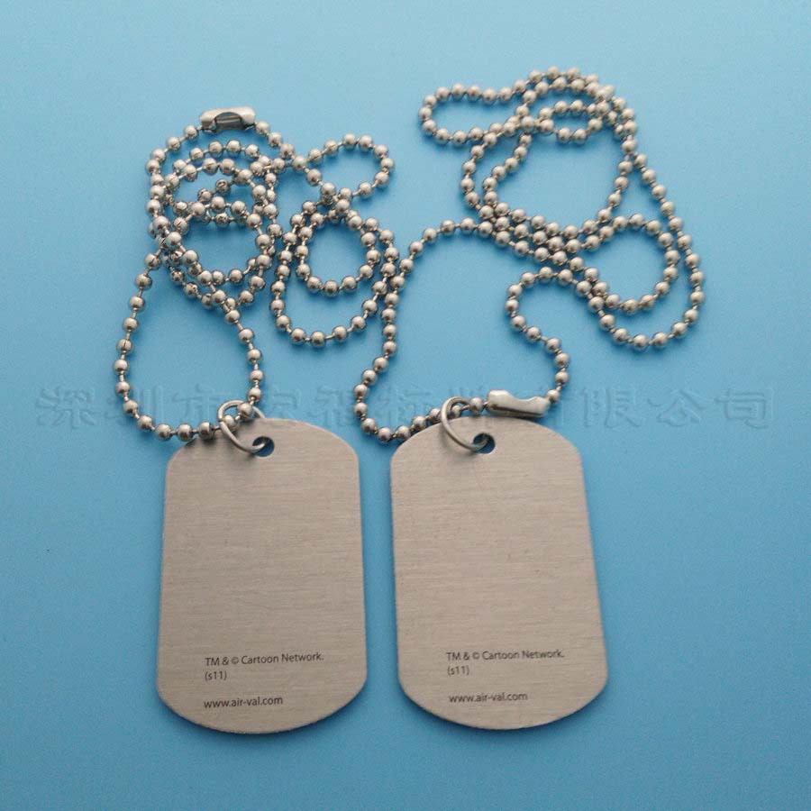 厂家直销定 做金属吊饰不锈钢宠物狗牌吊牌军牌