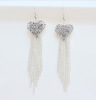 Long earrings, cards, pack, wholesale