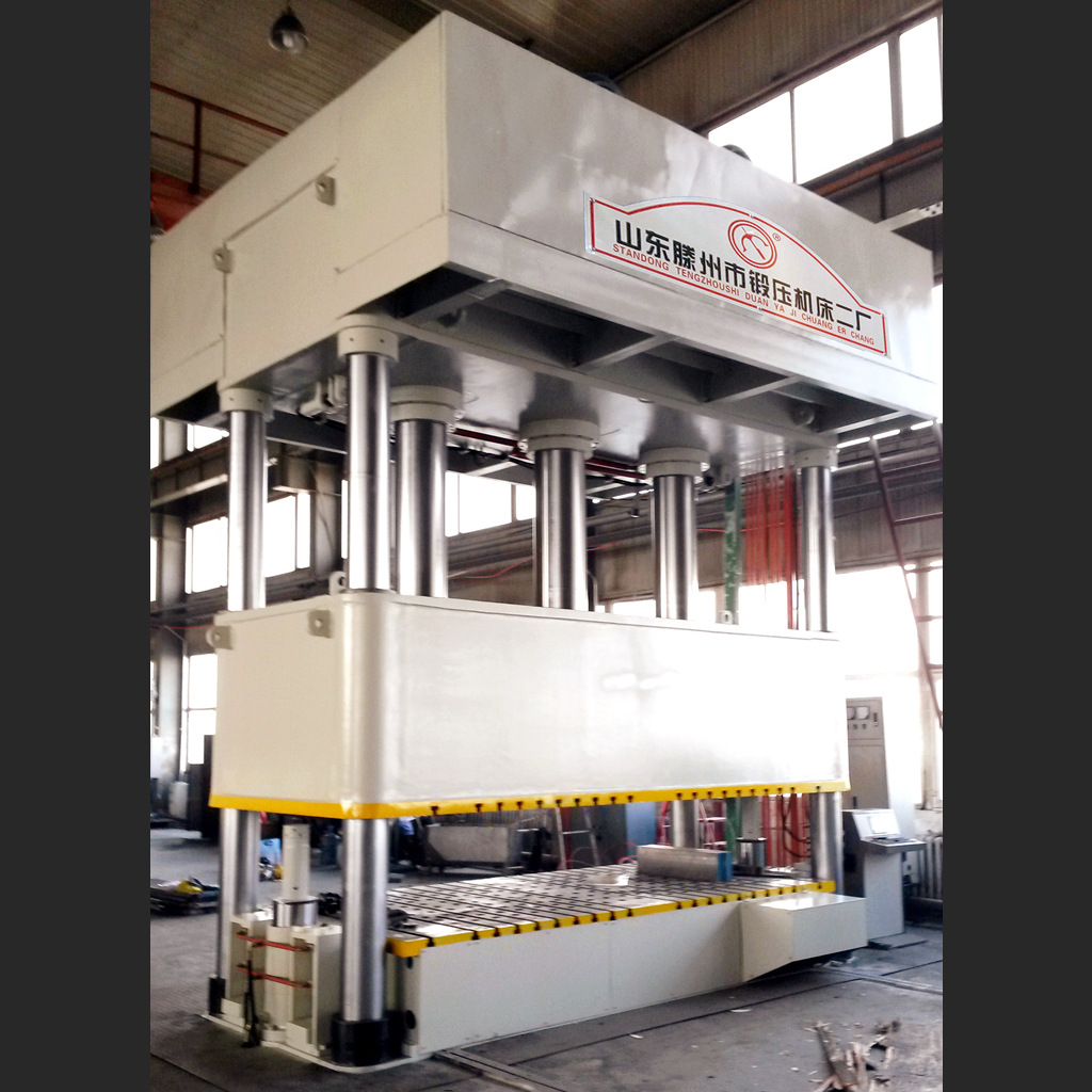 500吨粉末压块四柱液压机设备 600T油压机 滕州二锻实力打造