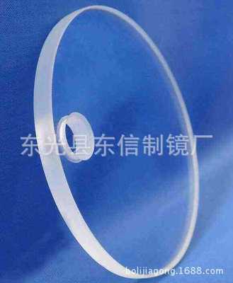 磨邊玻璃 廠家定制儀表燈具鑽孔玻璃 批發供應深加工玻璃片