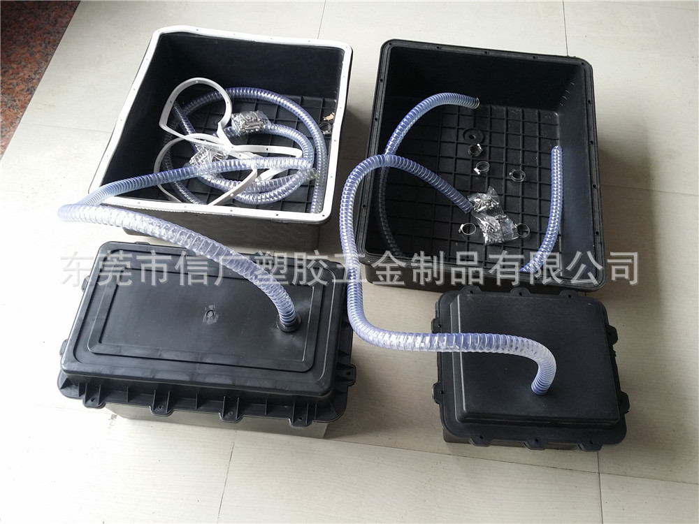 80AH*2块蓄电池防水箱400*415*270太阳能LED路灯电池地埋箱160AH