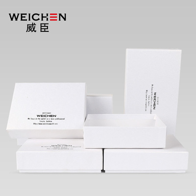 Wesson ví hộp quà tặng Dài trắng + đoạn ngắn trắng khuôn mặt Lớn Wesson logo