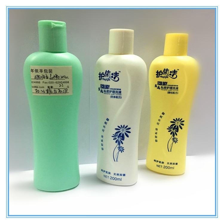 厂家批发200ml瓶塑料洗发水瓶pe护理液翻盖沐浴露化妆品瓶子包装