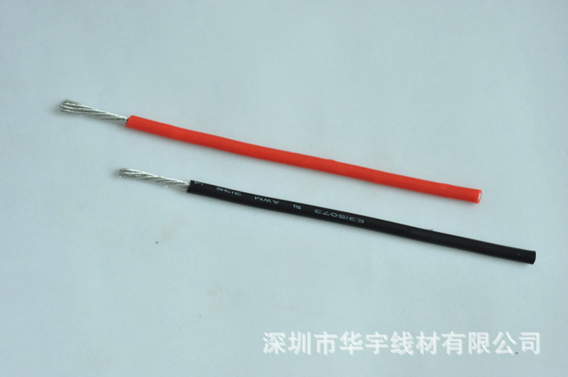 厂家批发UL1007电子线 22awg硅胶电子线 线束 线材加工剥皮上锡
