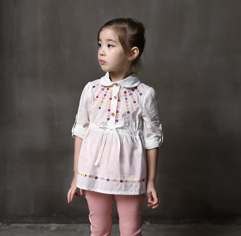 Chemise fille à manche longue - Ref 2086126 Image 10