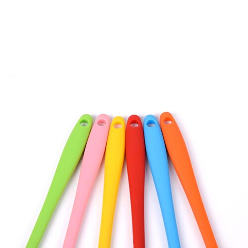 Small colored all-in-one silicone brush, oven baking cream brush, non-shedding barbecue brush, kitchen oil brush
