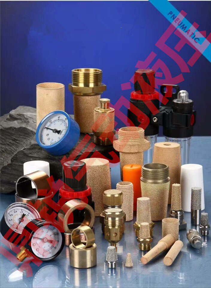 AC5010-10滤芯 AF5000-10滤芯 气源三联体滤芯  烧结铜消音器