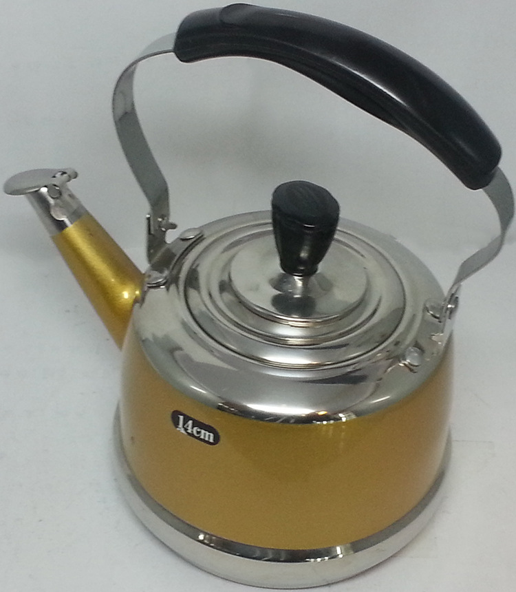 Factory direct sales of stainless steel Yali teapots, Mingyin teapots, Qinyin teapots, colorful teapots with spouts, electric stove universal flat-bottomed teapots detail image 9