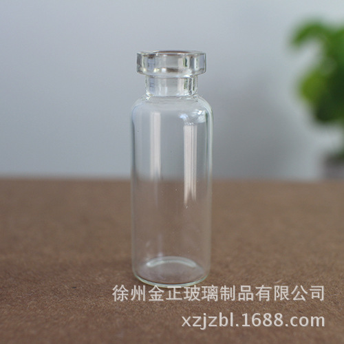 厂家 5ml 透明高硼硅卡口 拉管瓶 西林瓶 口服液瓶 管制瓶