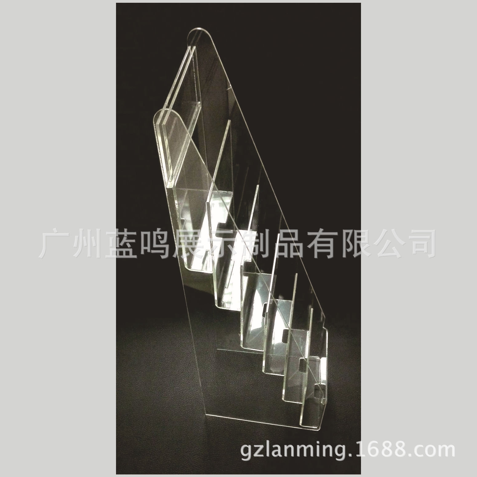 有机玻璃宣传资料展架 亚克力A5A6折页资料展示架 A3A4宣传目录架