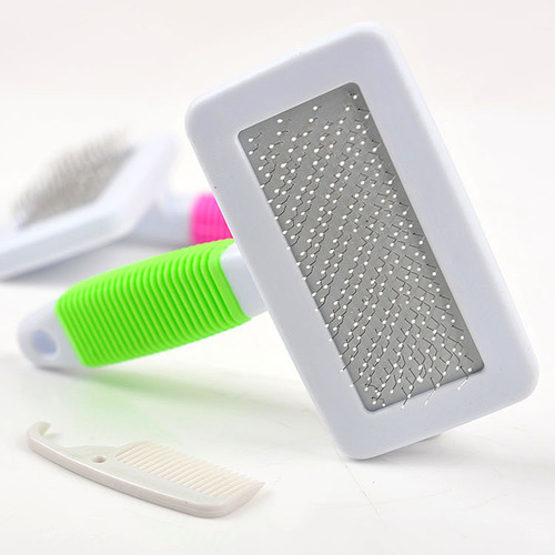 Pet comb to remove floating hair, dog hair brush, cat and dog grooming stainless steel needle comb, pet cleaning supplies wholesale