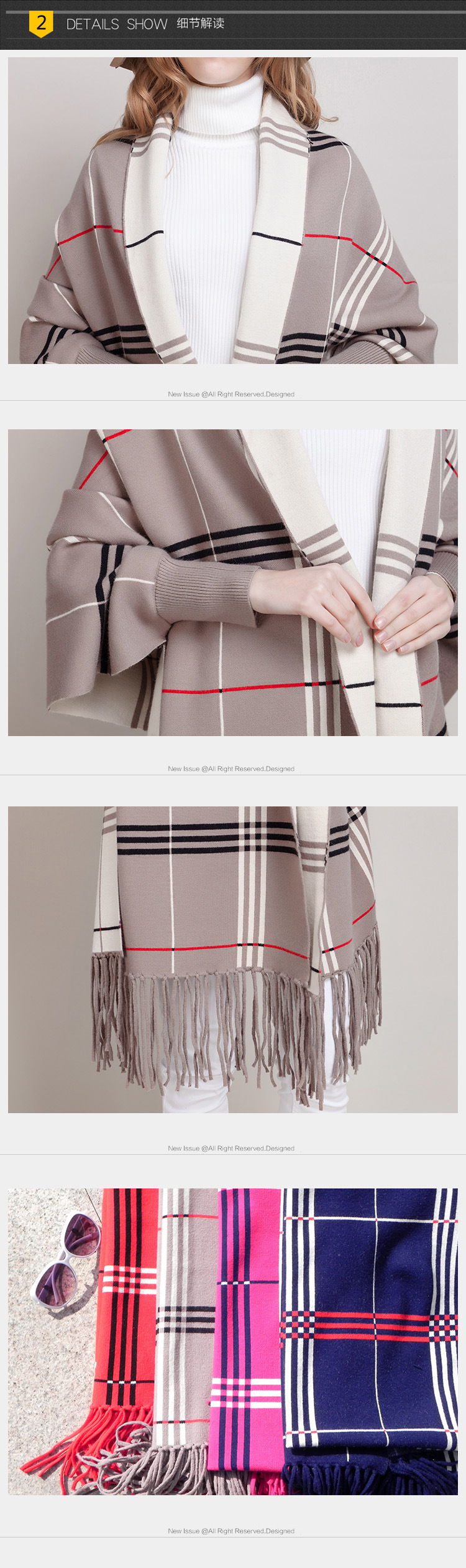 Blouson femme en Cachemire - Ref 3321401 Image 36