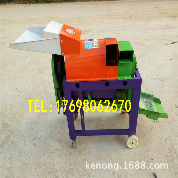 厂家  新型谷子脱粒机 全自动打谷机 风选除糠谷子脱粒机收获机械