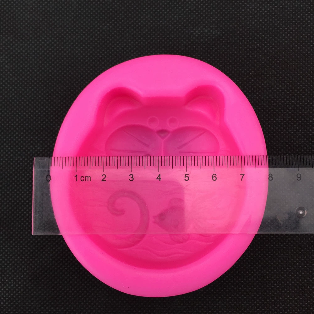 Soap mold, fondant, acrylic silicone mold, cat, handmade