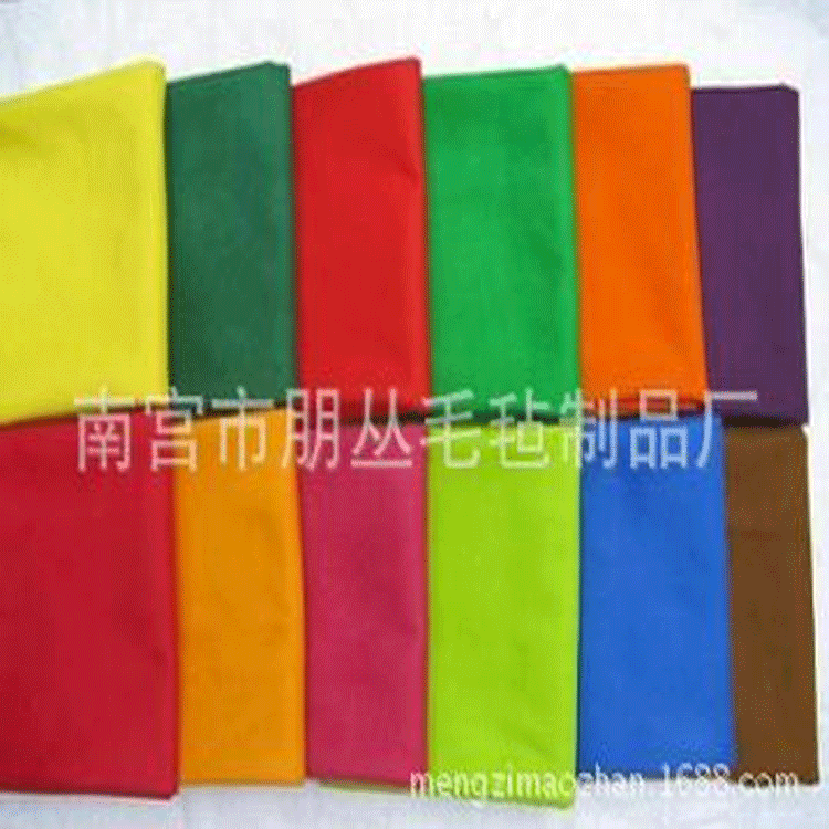 厂家直销 彩色毛毡厂家生产 纯羊毛彩色毛毡 彩色毛毡批发 可定