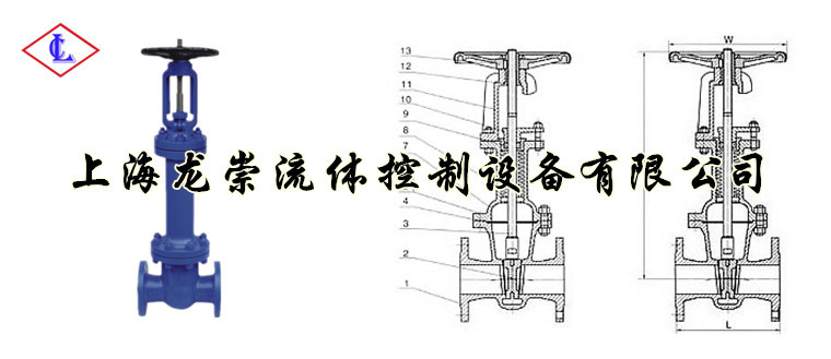 国标波纹管闸阀-尺寸图