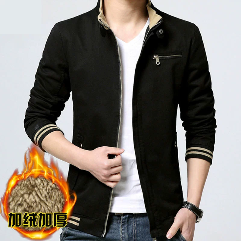 Осень-зима 2025: молодежная мужская куртка плюс бархатная повседневная куртка в стиле милитари, рабочая одежда, верхняя одежда, мужское платье с утолщенной защитой