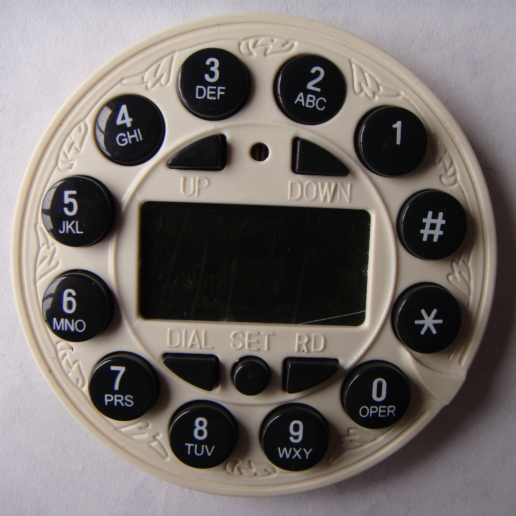江浙沪现货供应仿古电话机按键固定电话机转盘按键可定制LOGO