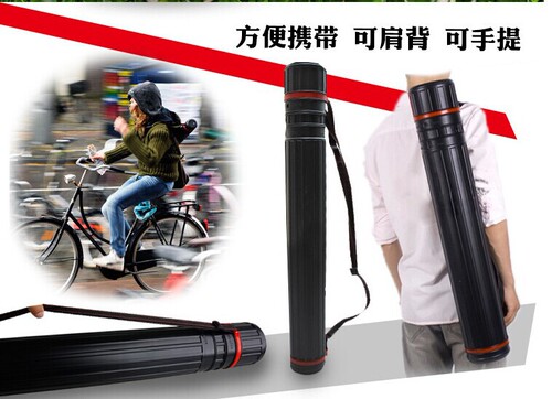T6 painting tube black gray advanced retractable painting tube collection painting tube plastic drawing tube art supplies tube