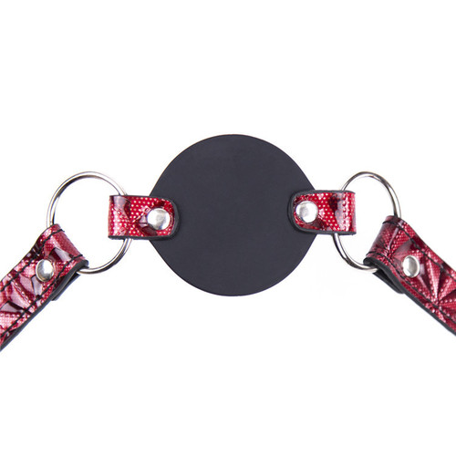 Silicone dildo mouth plug sex toy hotel passionate training female appliance red bright leather adult alternative oral pills