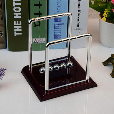 中号方形牛顿撞球摆球 居家装饰摆件 礼品摆件 奇特的工艺小礼品|ms