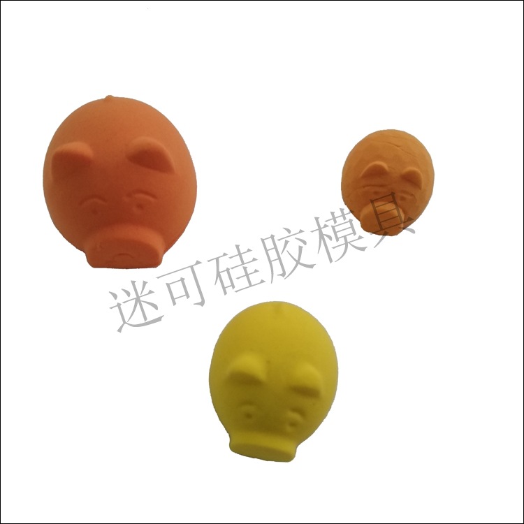 3 cerdo lindo fondant molde de silicona chocolate herramientas para hornear DIY fábrica directa al por mayor