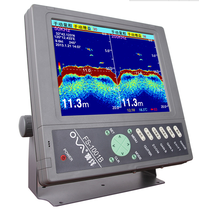原装正品提供船用FS108七英寸双频探鱼仪