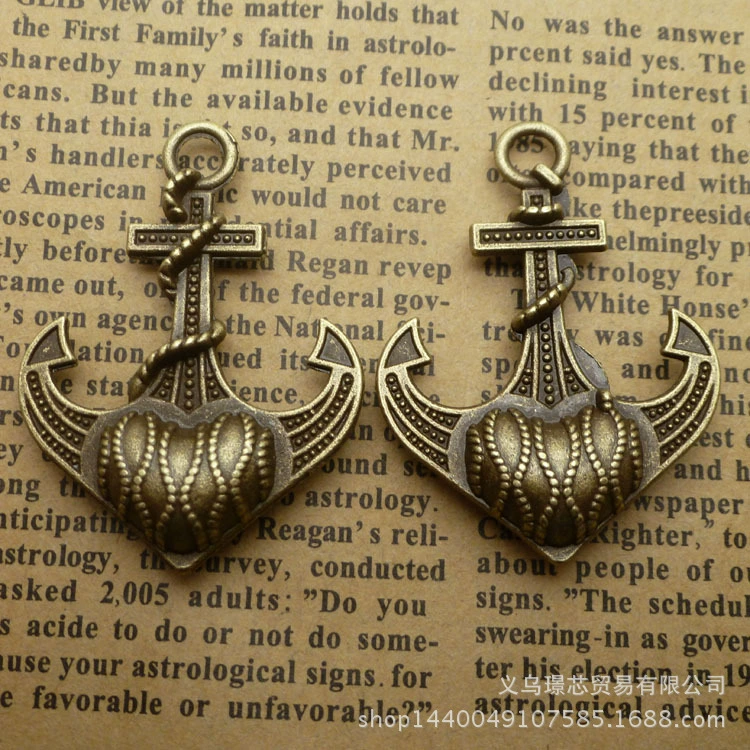 Metal accessory, accessories, pendant, 35×40mm