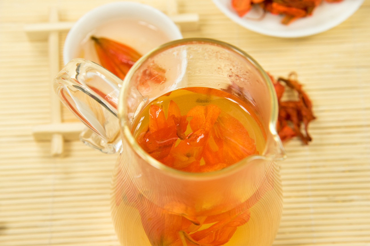 Dried Lily Flower Bai He Hua Loose Herbal Tea 500g quality and texture