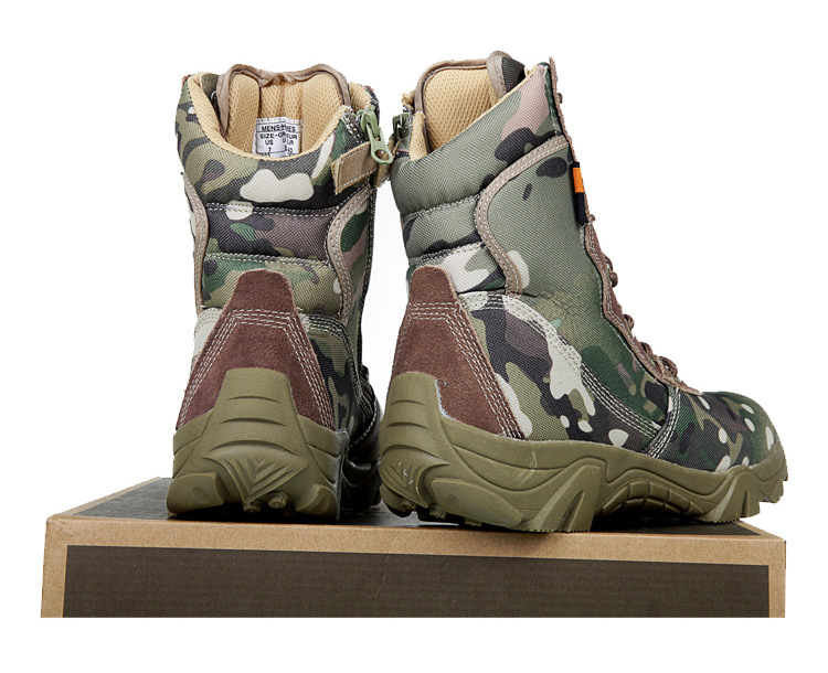 Boots militaires pour homme en nylon - Ref 1399342 Image 18