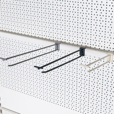 supermarket goods shelves Double line Hooks Beam Hooks cross bar Bold 7mm And 8mm colour customized