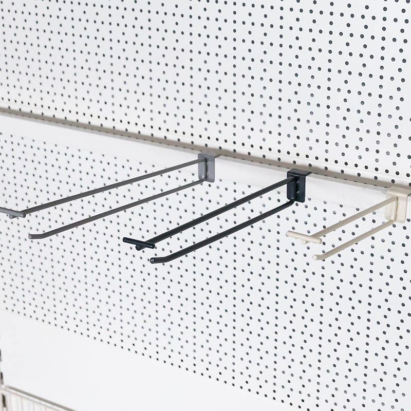 supermarket goods shelves Double line Hooks Beam Hooks cross bar Bold 7mm And 8mm colour customized