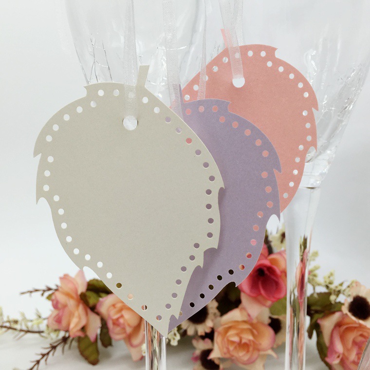 customized wholesale Tether Wishing cards Elevator Leaves Card label Wish blank Leave a message