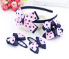 Children's headband, fresh set, hairgrip with bow, hair accessory, Korean style