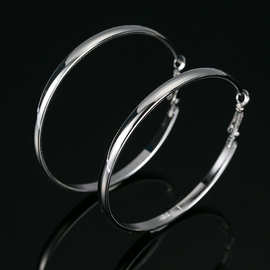 欧美饰品镶钻个性圆形耳钉耳圈耳饰耳环 厂家直批E262