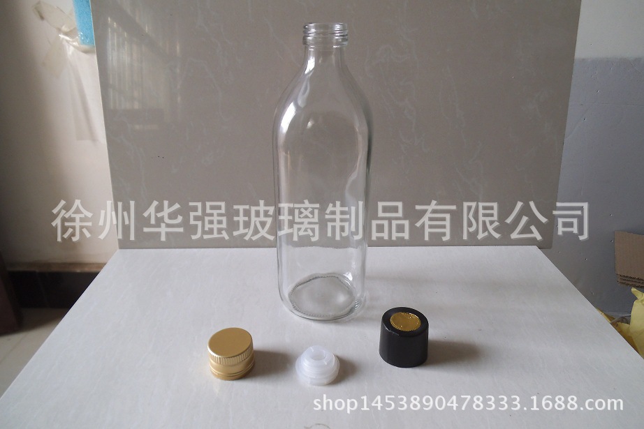 厂家直销橄榄油瓶玻璃瓶500ml方形橄榄油瓶山茶油瓶核桃油瓶