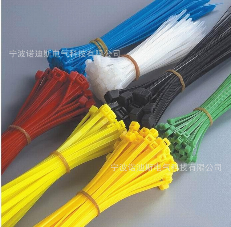 防滑自锁可退式环保牢固白色束线捆绑尼龙扎带