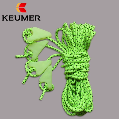 Guangjie Windproof Rope Outdoor Camping Tent Rope Luminous Pull Rope Fixed Rope Clothesline Tent Accessories