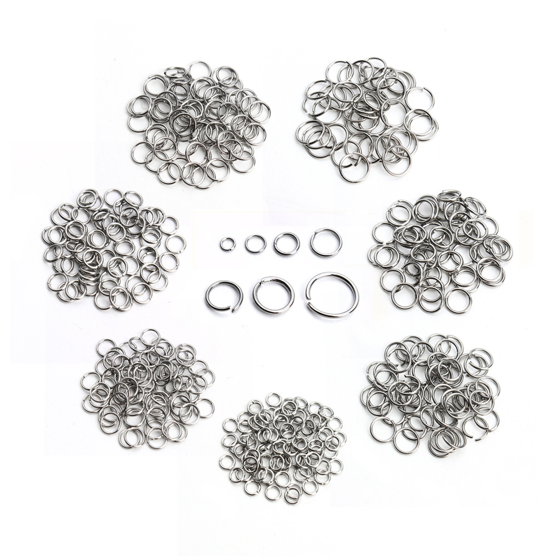 Stainless Steel Circle Simple Style display picture 9