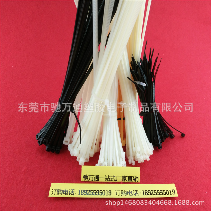 直销 环保阻燃自锁式尼龙扎带 捆绑带 塑料扎带 彩色束线带